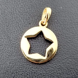 آویز گردنبند طلا 18 عیار زنانه سین سان مدل ستاره SN1651