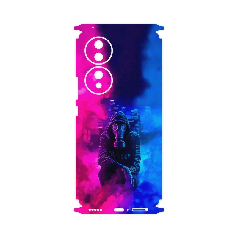 برچسب پوششی ماهوت مدل Smoke Rainbow Digital Art 2-FullSkin مناسب برای گوشی موبایل آنر 70