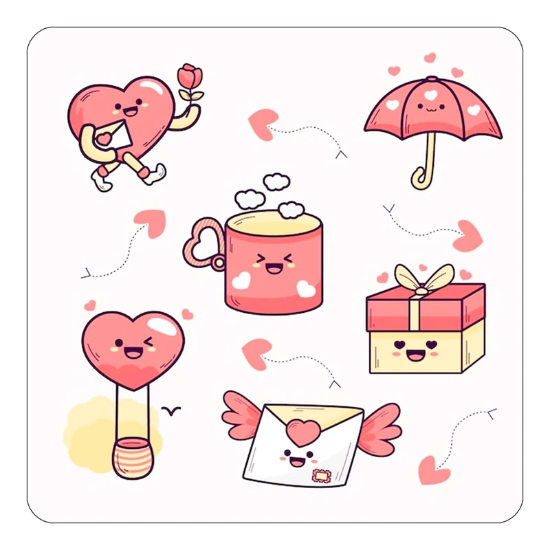 مگنت کاکتی طرح عاشقانه مدل mp38166