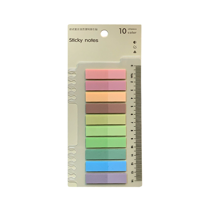 کاغذ یادداشت چسب دار طرح color note کد 65444 بسته 10 عددی