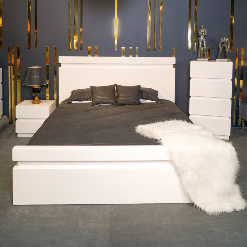 سرویس تخت خواب مدل ویکتوریا دو نفره شش تکه