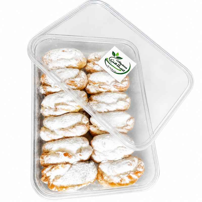 شیرینی قطاب اعلا با طعم هل و گردو - ۵۰۰ گرم