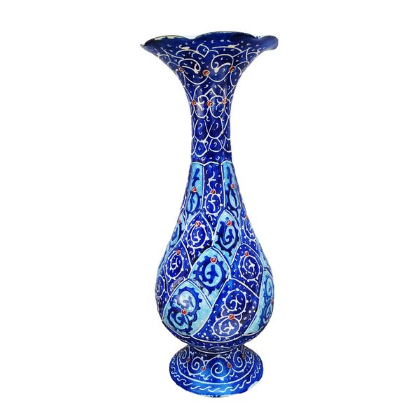 گلدان میناکاری مدل گل کد A11  16