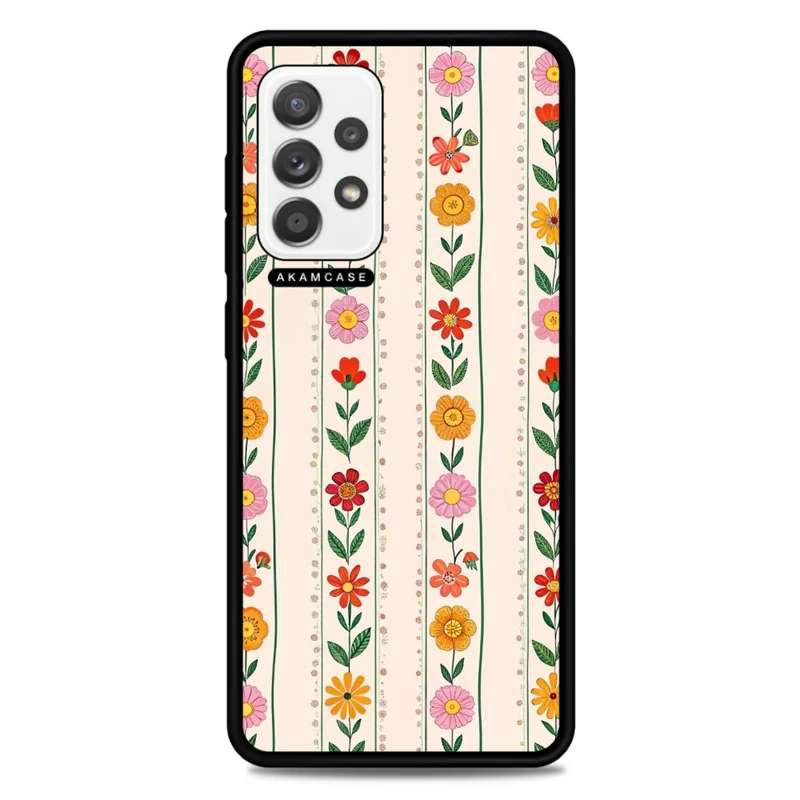 کاور آکام مدل AMC-WSGA52-FLOWERS-30 مناسب برای گوشی موبایل سامسونگ Galaxy A52