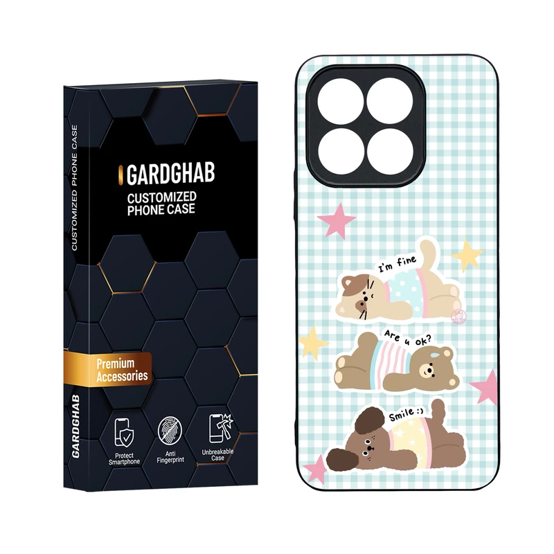 کاور گارد قاب مدل دور ژله ای فانتزی مناسب برای گوشی موبایل آنر Honor X8b 4G