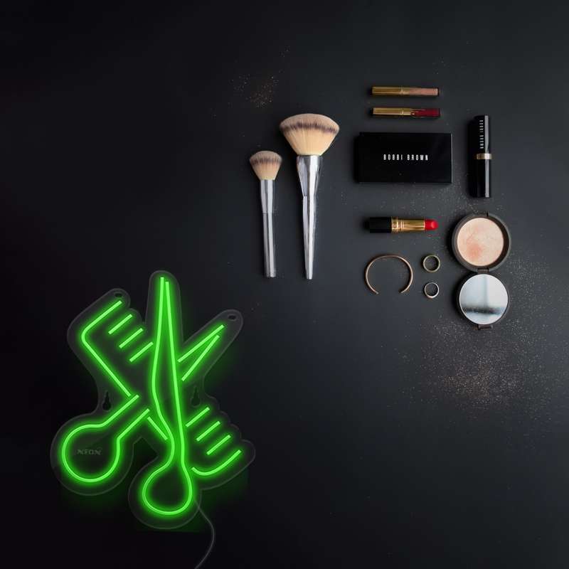 چراغ دیواری نئون دیزاین طرح Barber_GR