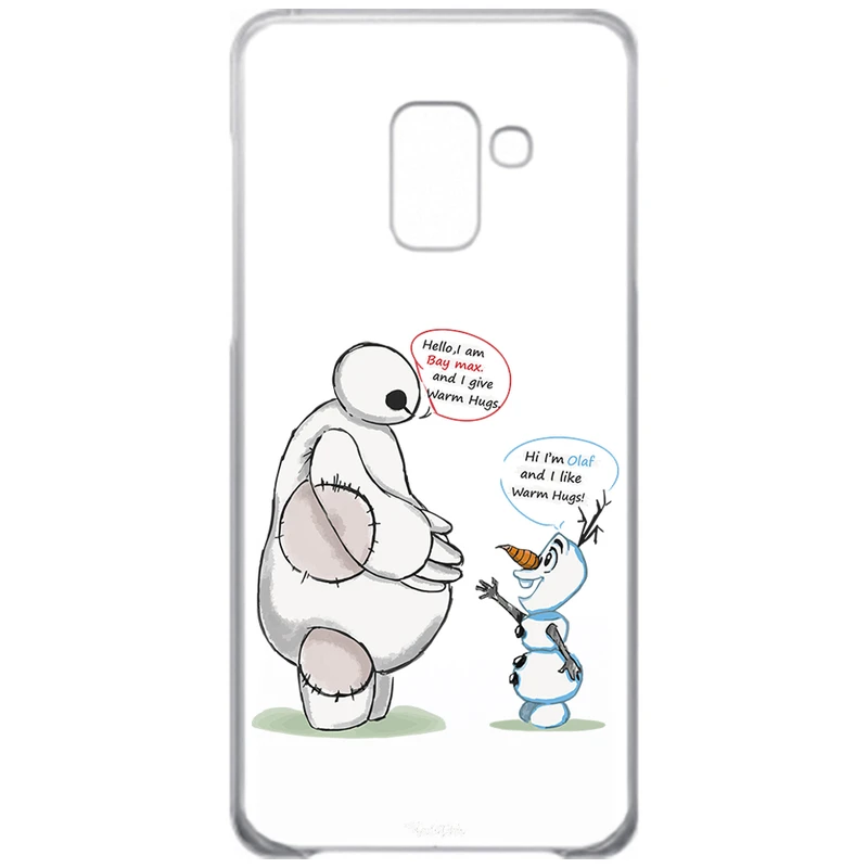 کاور طرح Olaf & Baymax مناسب برای گوشی موبایل سامسونگ Galaxy A8 2018 