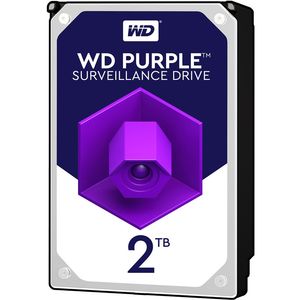 هارد دیسک اینترنال وسترن دیجیتال با رابط SATA 3.0 مدل WD 2TB Purple 64MB SATA 6Gb/s ظرفیت 2 ترابایت