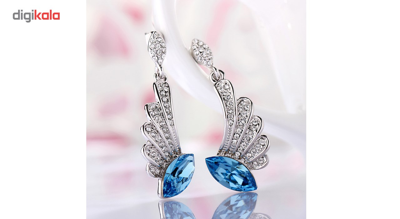 گوشواره آویز شهر جواهر مدل SJ-PE001