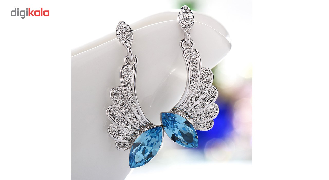 گوشواره آویز شهر جواهر مدل SJ-PE001