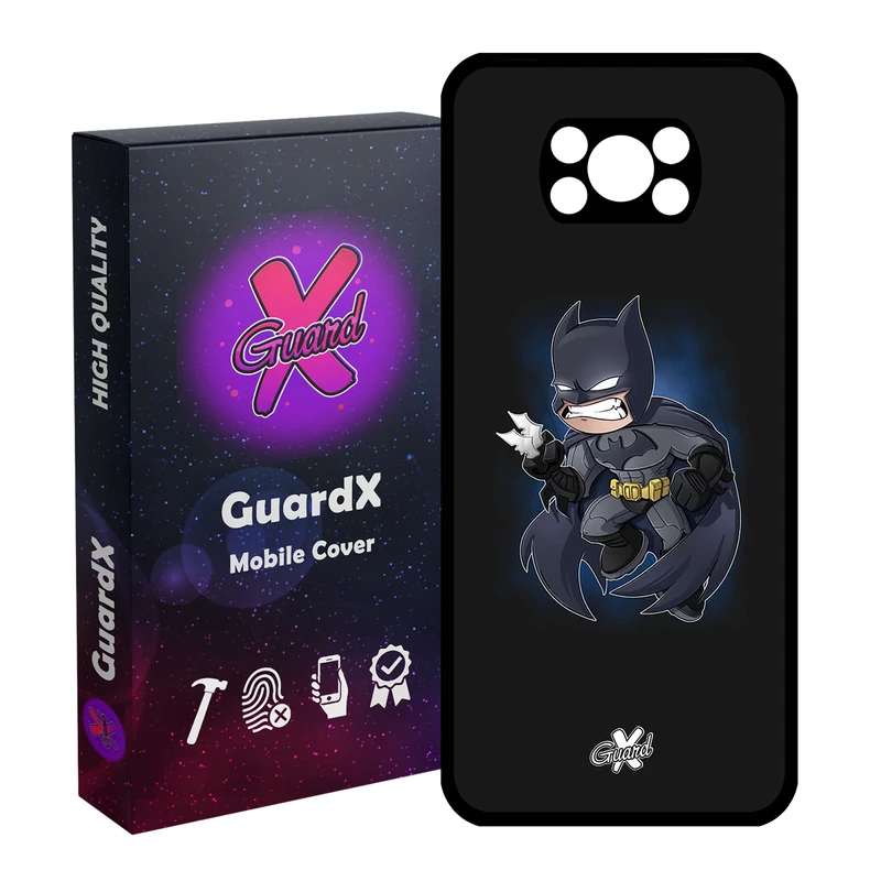 کاور گارد ایکس طرح Batman مدل Glass10049 مناسب برای گوشی موبایل شیائومی Poco X3 Pro