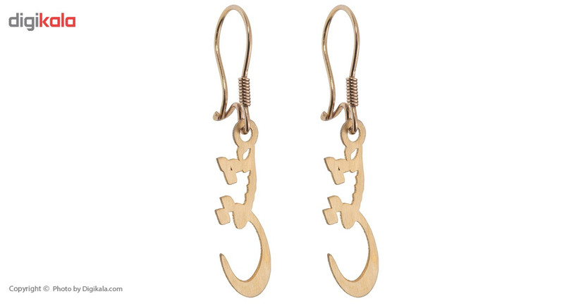 گوشواره طلا 18 عیار زنانه ماهک مدل ME0625 - 4