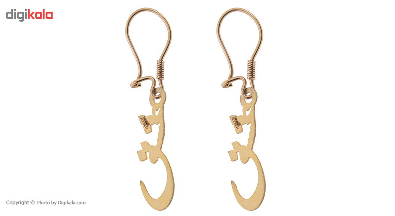 گوشواره طلا 18 عیار زنانه ماهک مدل ME0625 - 3