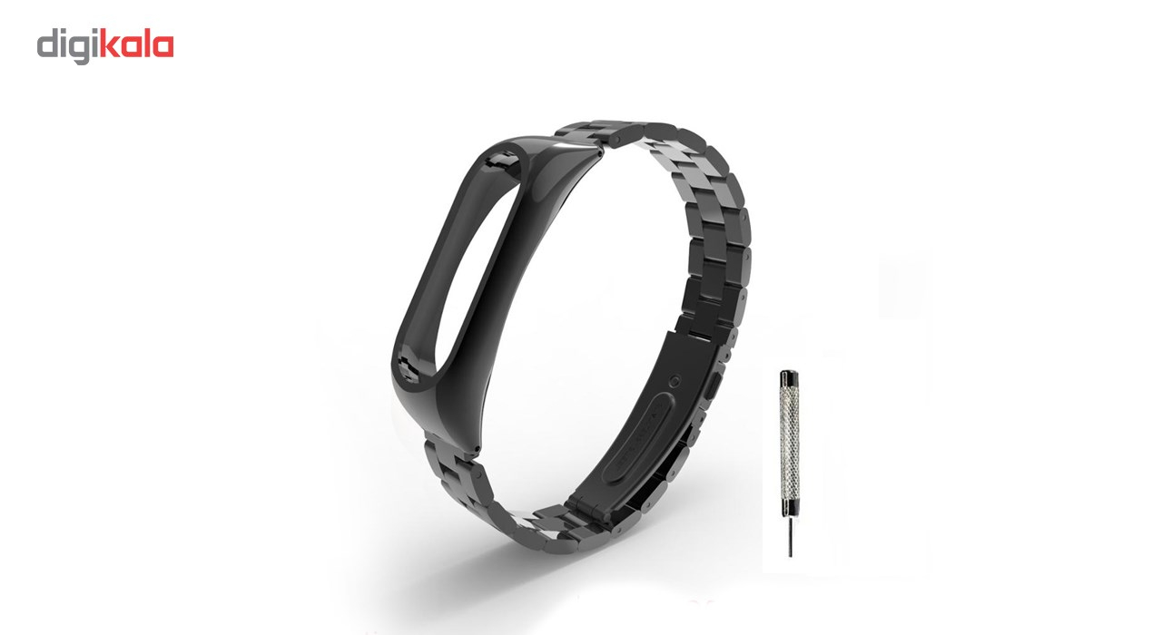 بند مچ بند هوشمند شیائومی مدل Mi Band 2 Stainless Steel 2