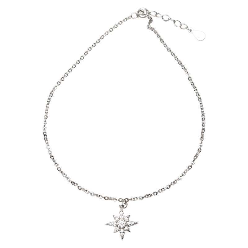 پابند نقره شهر جواهر مدل SJS-AN007