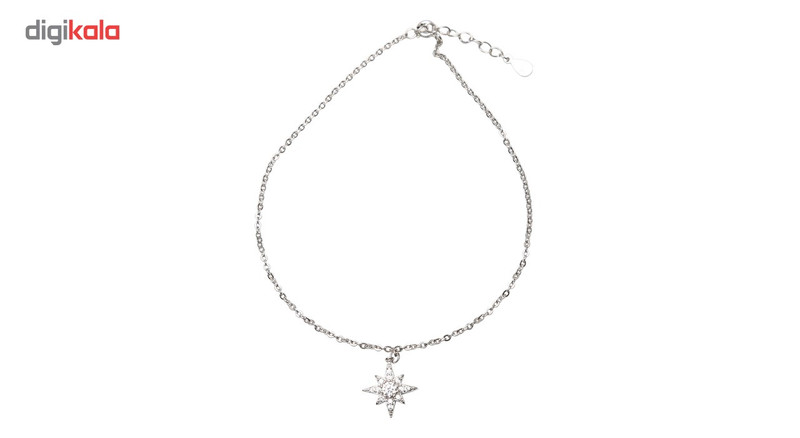 پابند نقره شهر جواهر مدل SJS-AN007