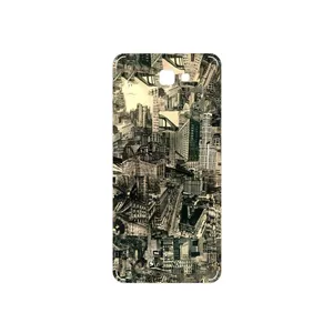 MAHOOT Collage of Skyscraper Cover Sticker for Samsung Galaxy J7 Prime