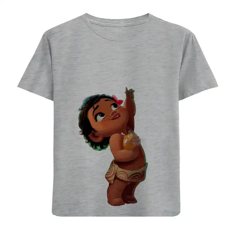 تی شرت آستین کوتاه بچگانه مدل بچه سرخپوست D298