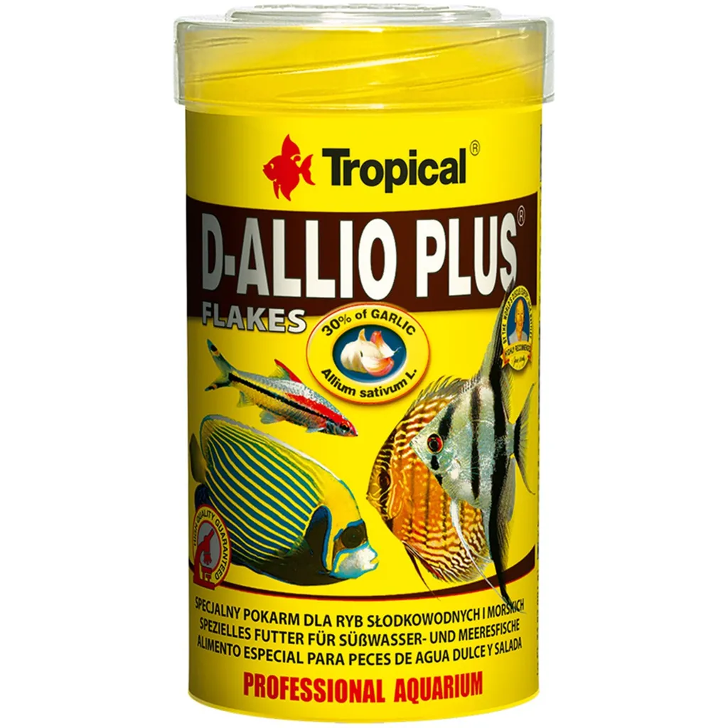 غذای ماهی تروپیکال مدل D- Allio Plus وزن 20 گرم