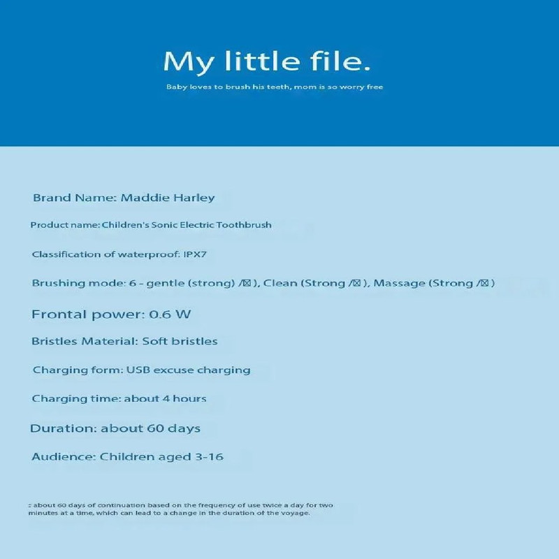 مسواک برقی کودک مدل MDHL NICE