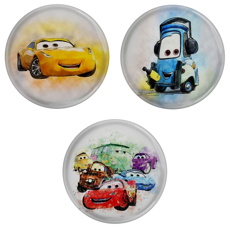 پیکسل مدل S3-2 طرح کارتون ماشین ها مک کویین مجموعه 3 عددی