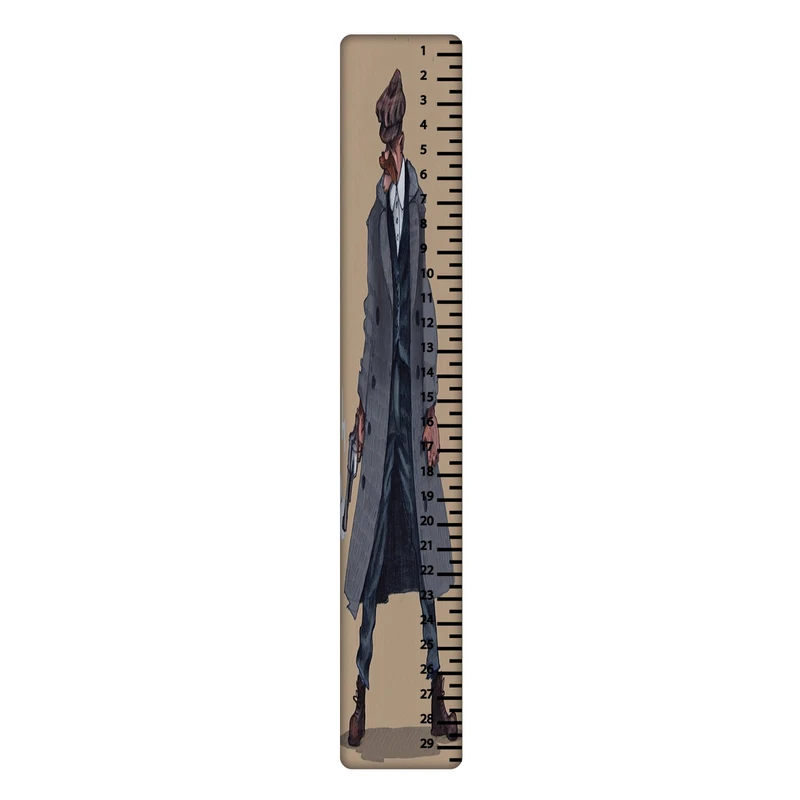 خط کش 30 سانتی متر طرح Peaky Blinders کد 2153