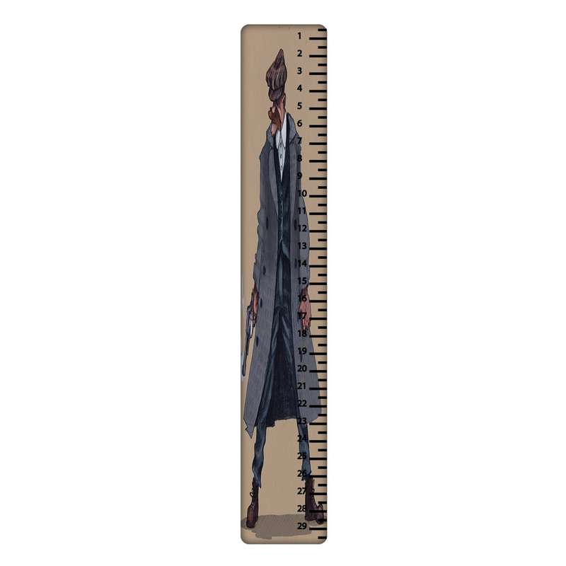 خط کش 30 سانتی متر طرح Peaky Blinders کد 2153