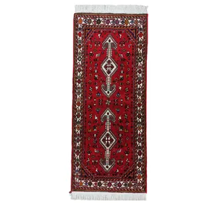 فرش دستبافت کناره طول دو متر مدل نصرآباد کد 337