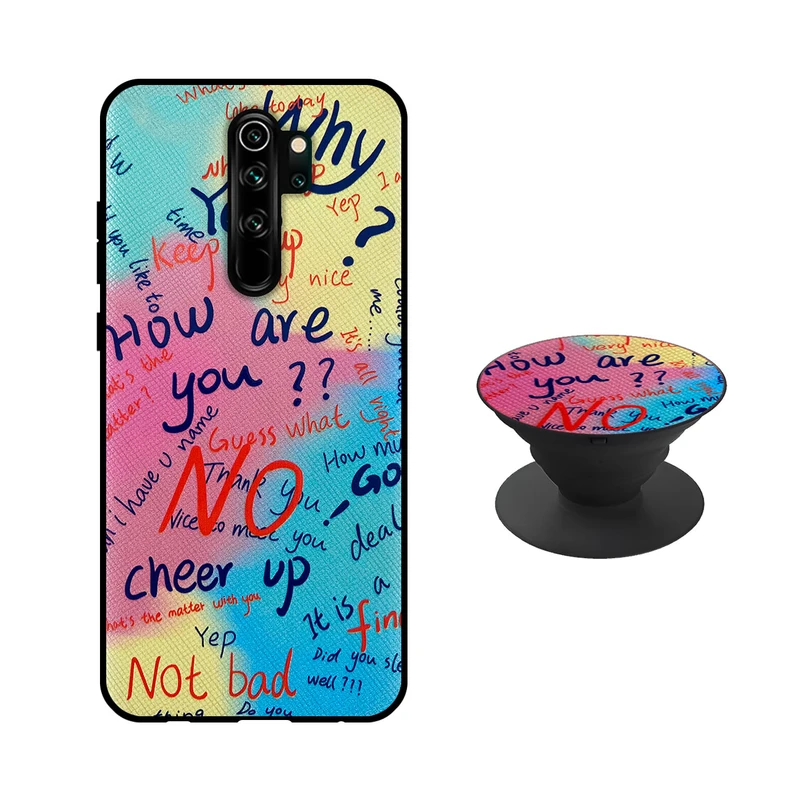 کاور دکین مدل Rikki طرح Cheer مناسب برای گوشی موبایل شیائومی Redmi Note 8 Pro به همراه پایه نگهدارنده