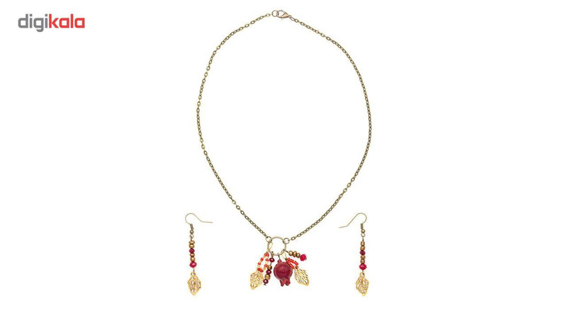 نیم ست کارول مدل انار شیشه ای کد CACA07 نیم ست کارول مدل انار شیشه ای کد CACA07