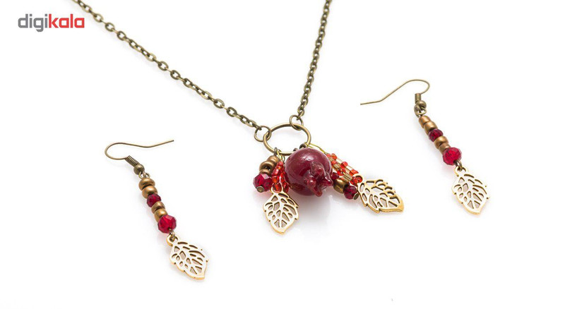 نیم ست کارول مدل انار شیشه ای کد CACA07 نیم ست کارول مدل انار شیشه ای کد CACA07