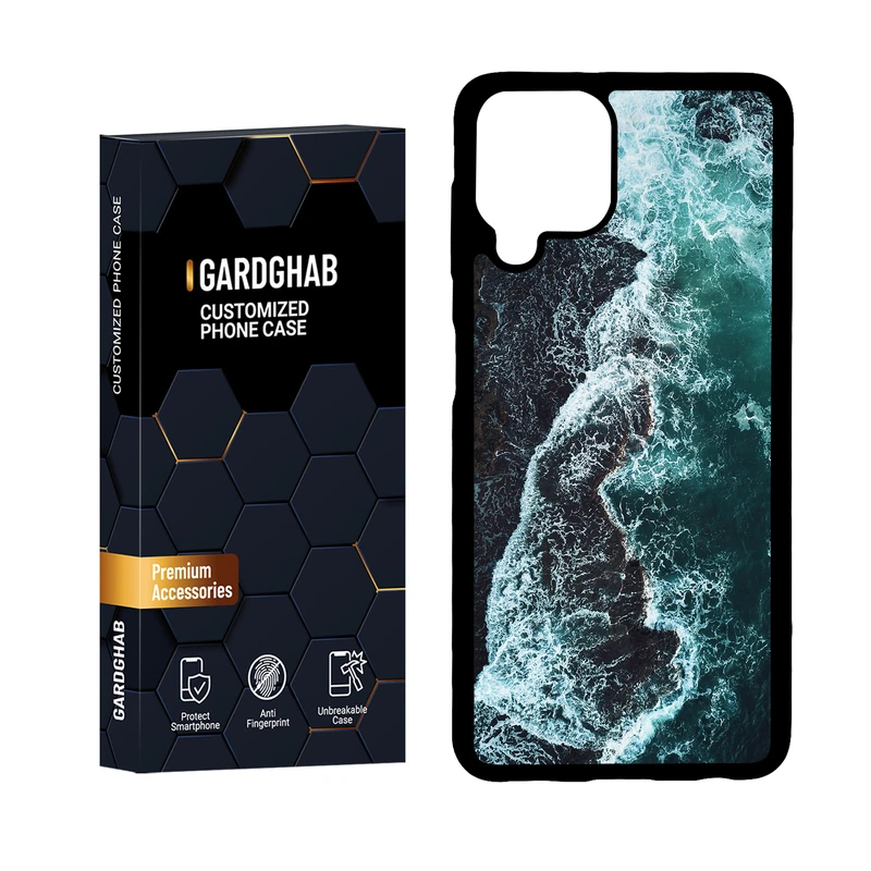  کاور گارد قاب مدل پشت گلس منظره و طبیعت مناسب برای گوشی موبایل سامسونگ Galaxy A22 4G