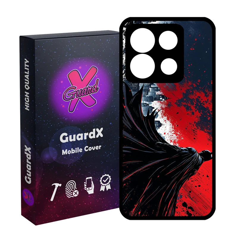 کاور گارد ایکس طرح Batman مدل 11087 مناسب برای گوشی موبایل شیائومی Poco X6 5G / Note 13 Pro 5G