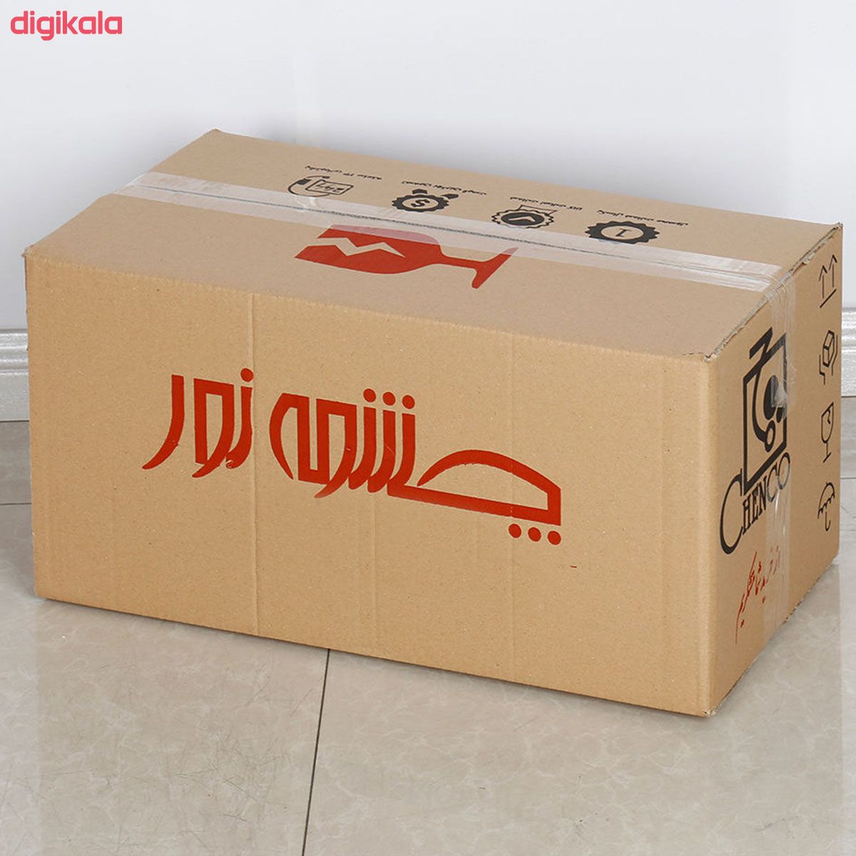 لوستر پنج شعله چشمه نور کد G668/5-WT main 1 3