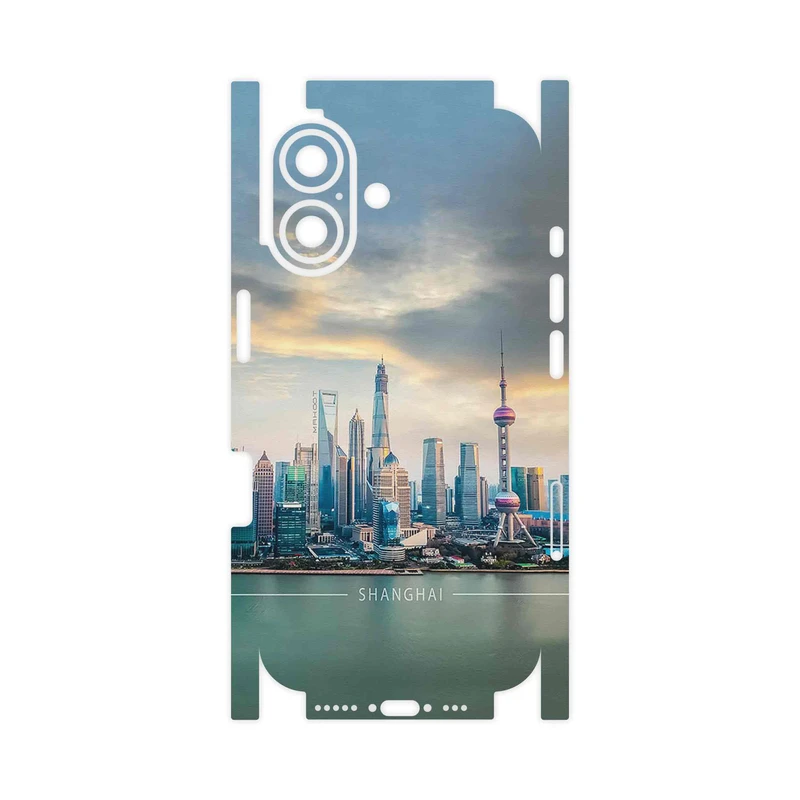 برچسب پوششی ماهوت مدل Shanghai_City-FullSkin مناسب برای گوشی موبایل اپل iPhone 16