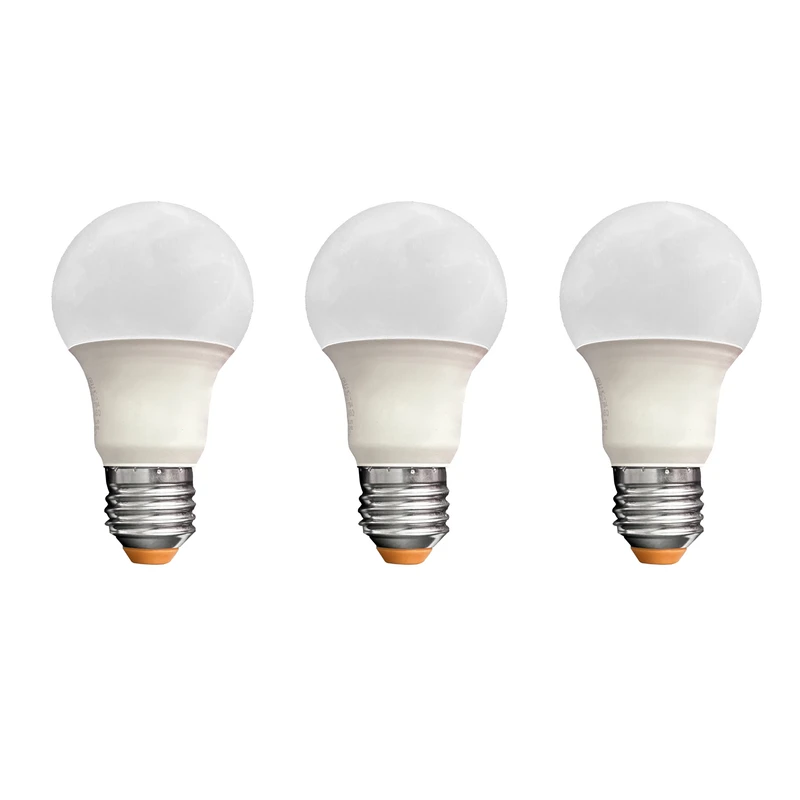 لامپ ال ای دی 9 وات نمانور مدل حبابی پایه E27 مجموعه سه عددی