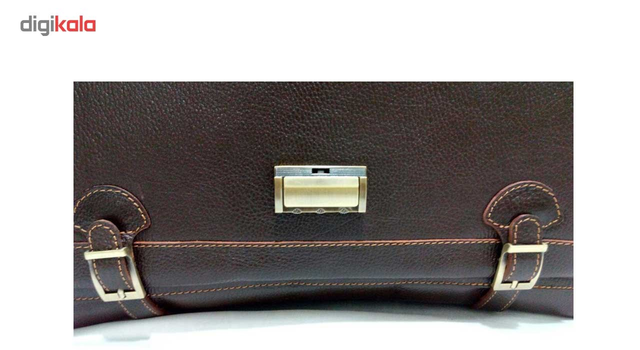کیف اداری چرمی زانکو چرم مدل 1-113