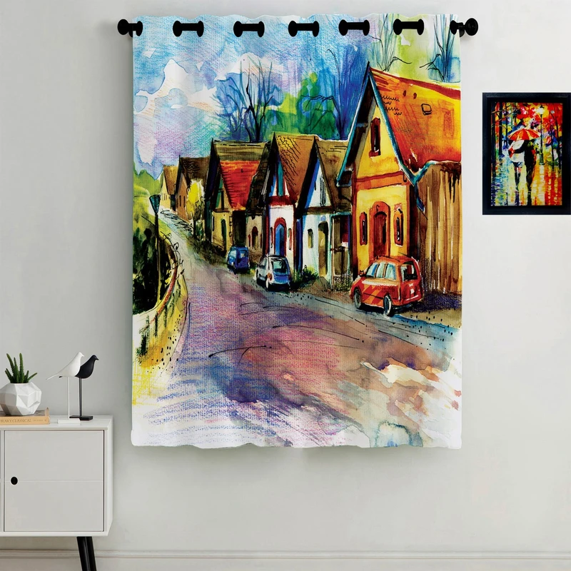 پرده رنس مدل C2-50112 ارتفاع 190 سانتی متر