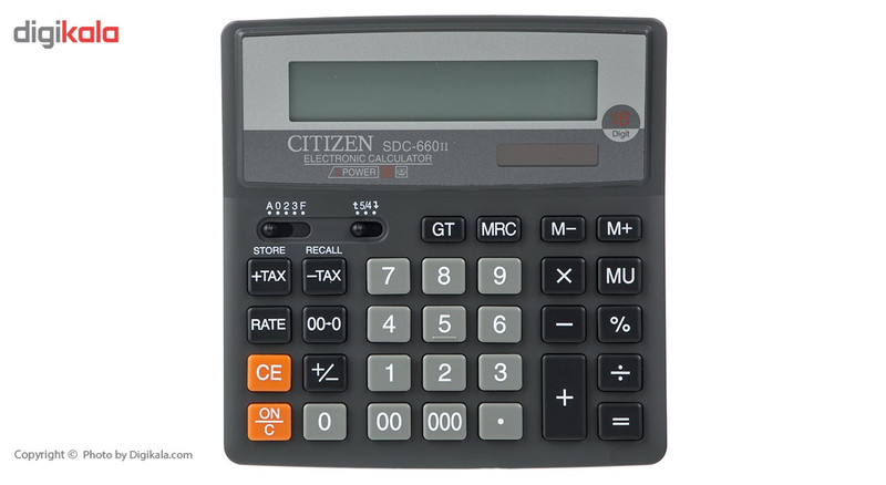 ماشین حساب سیتیزن مدل  SDC-660II