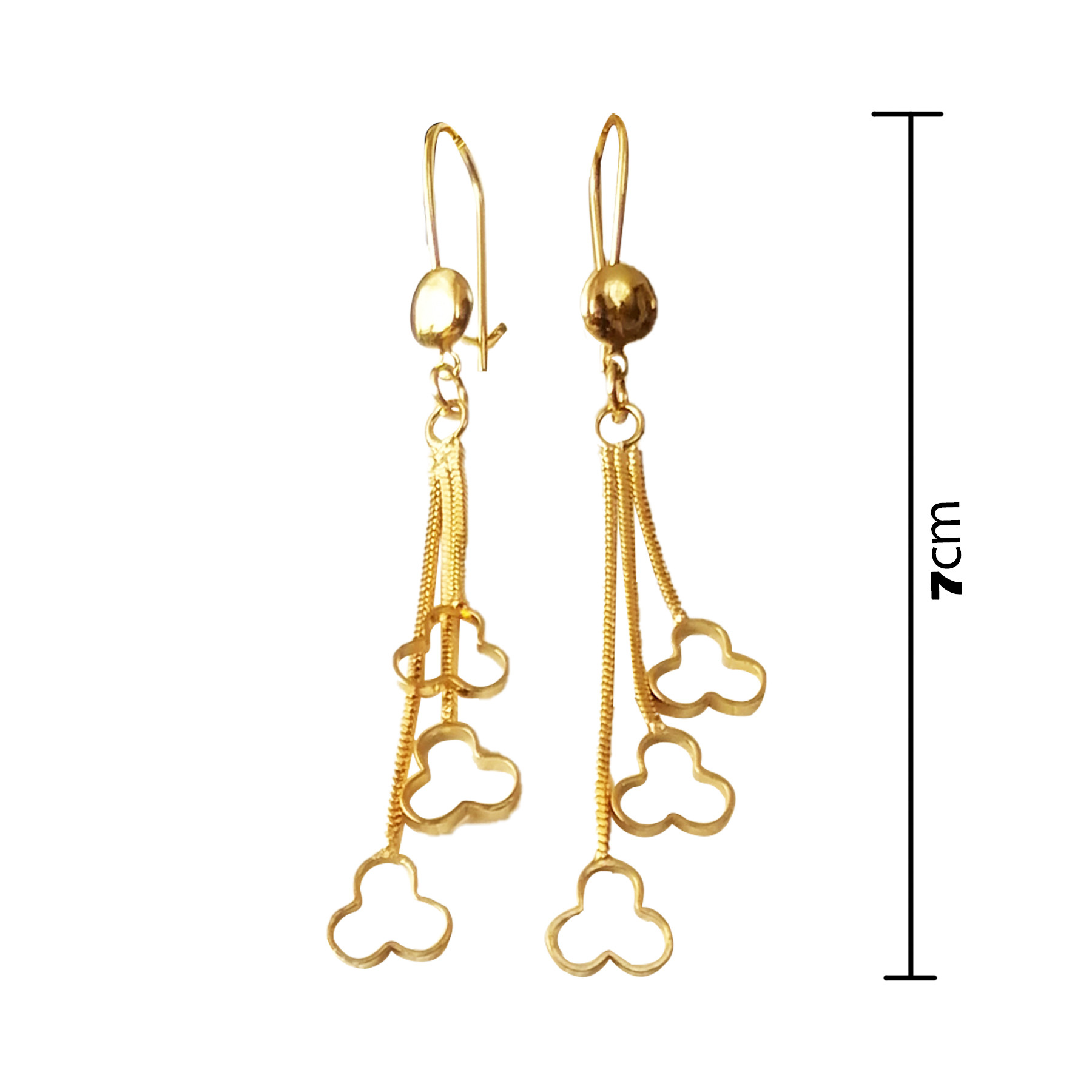 گوشواره زنانه مدل آویز مجلسی