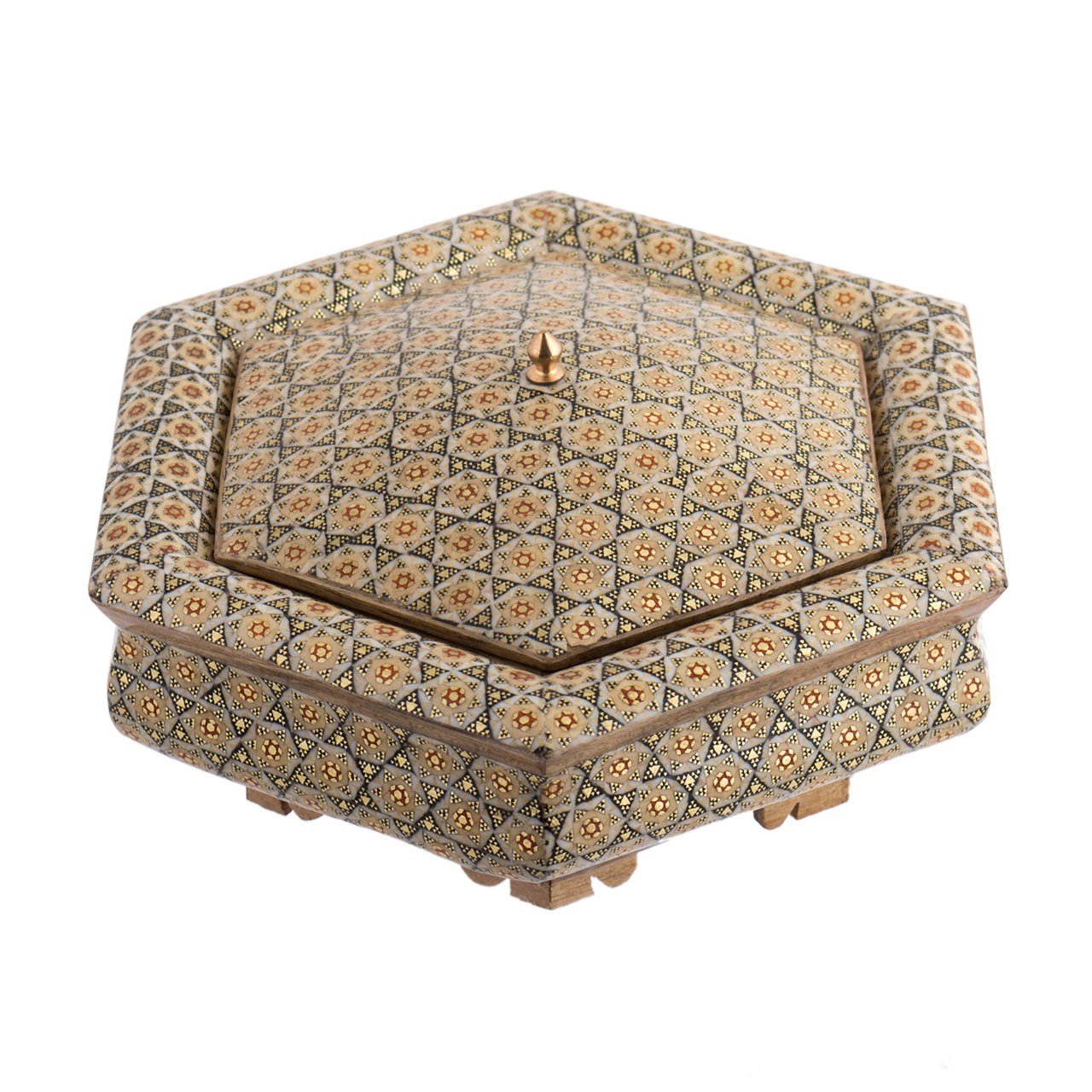 شکلات خوری خاتم کاری رستا طرح 11-11-101  ابعاد 21.5 در 10 سانتی متر