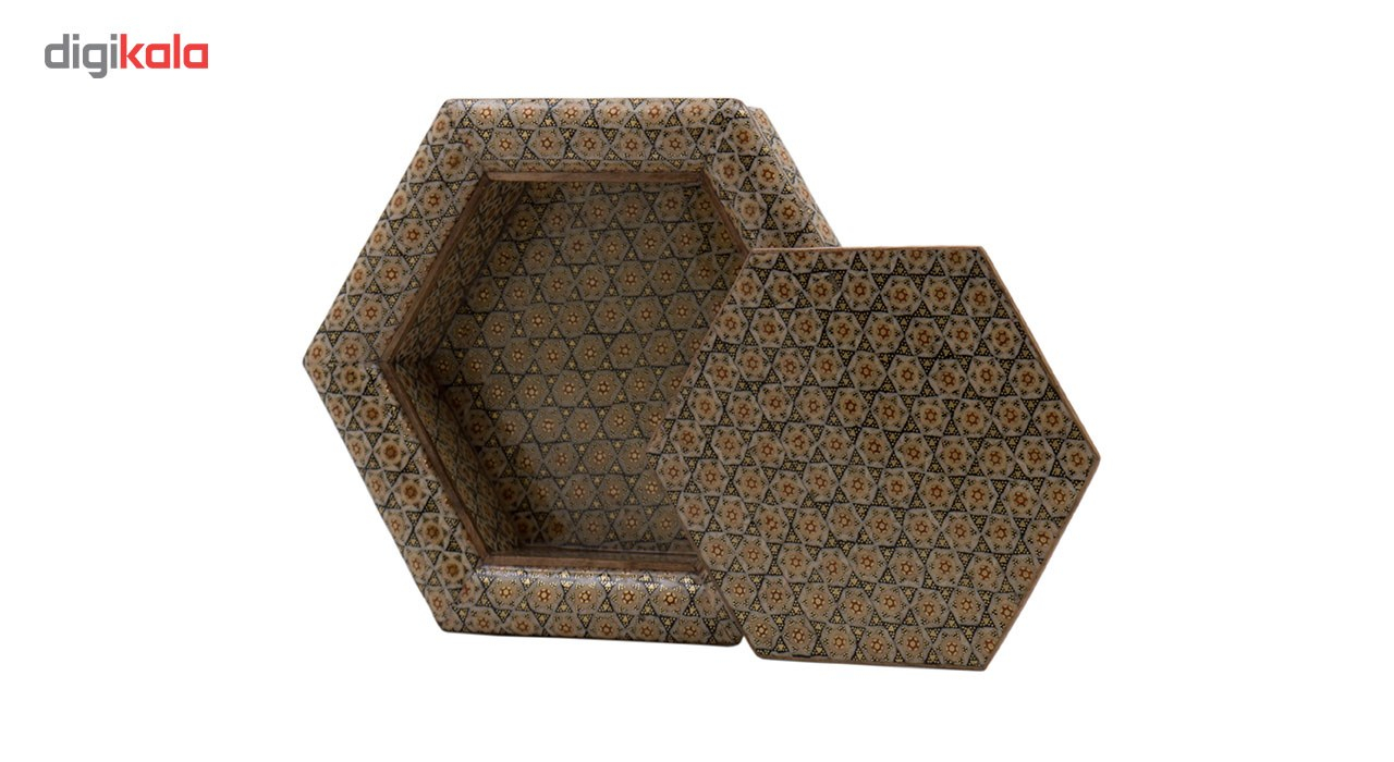 شکلات خوری خاتم کاری رستا طرح 11-11-101 ابعاد 21.5 در 10 سانتی متر