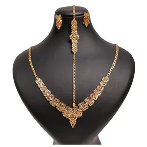 نیم ست طلا 18 عیار زنانه گالری یارطلا مدل تراش کد SR79-G