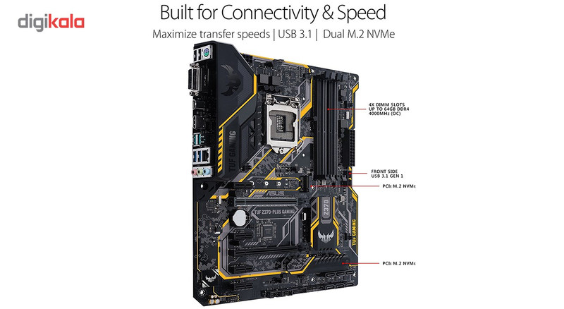 مادربرد ایسوس مدل TUF Z370-PLUS GAMING