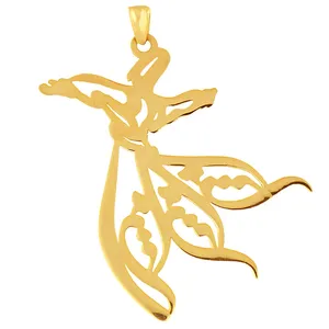 Maahak MN0215 Gold Necklace Pendant Plaque - Maya Maahak