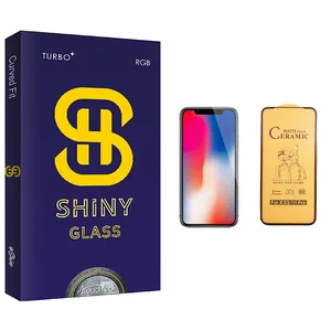 Atouchbo Shiny Glass Ceramics Screen Protector For Apple اپل iPhone X