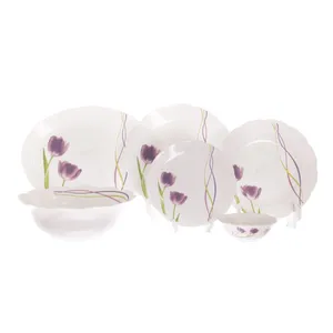 Dessini Lorenza Violet 26 Pieces Dinnerware Set
