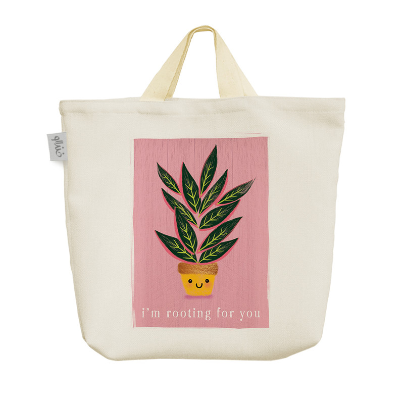 ساک خرید خندالو مدل گلدان کد H1109