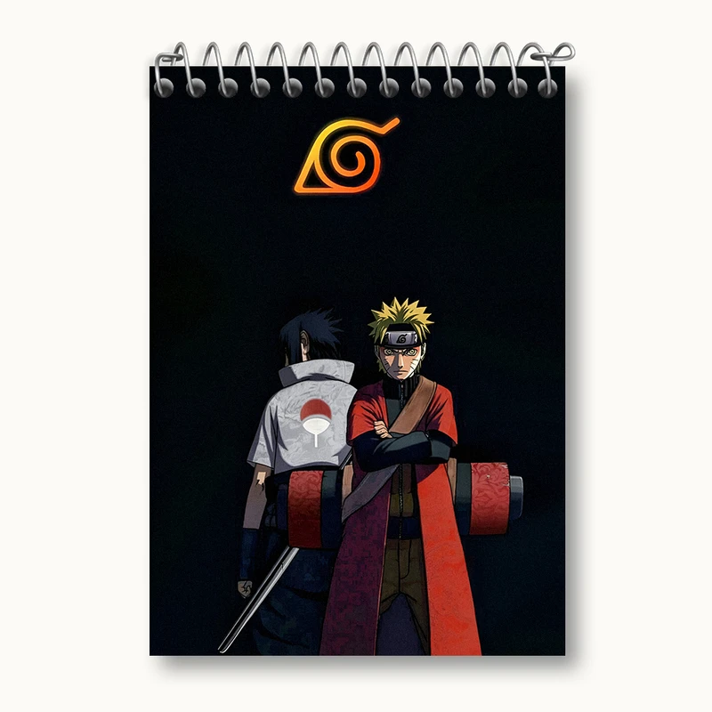 دفتر یادداشت 50 برگ خندالو طرح انیمه ناروتو (Naruto) کد N3652