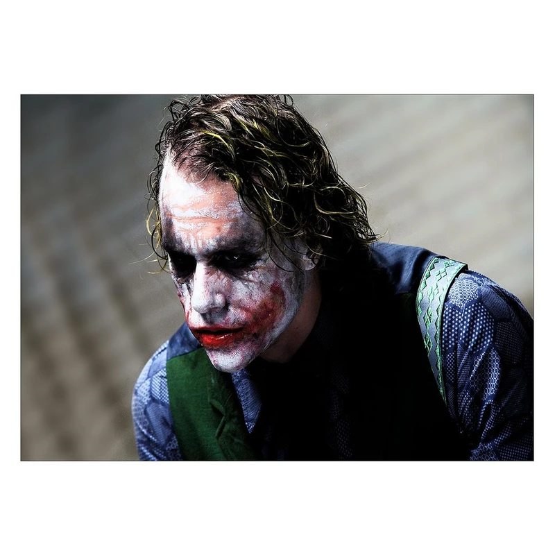 تابلو شاسی ونسونی طرح Joker Thought سایز 50 × 70